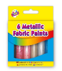 Load image into Gallery viewer, 12 x Fabric Paint Pens Metallic Glitter Kids Childrens Clothes Metallic Paints
