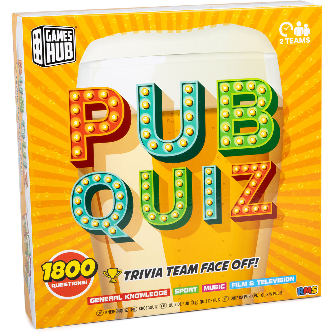 Family Pub Quiz Game Host Your Own Classic Trivia Board Game Team Play Gift Fun